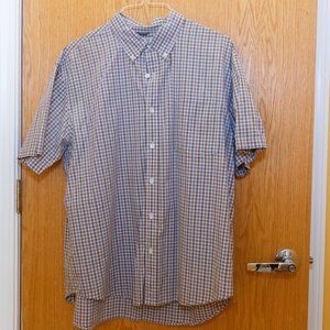 Men's J. Crew cotton button-down plaid shirt